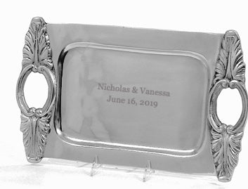 Small Decorative Platter Guest Book - I Do Engravables