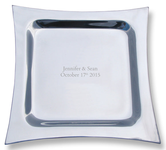 Metro Signature Platter Guest Book - I Do Engravables