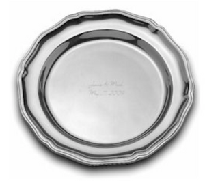 Queen Ann Signature Platter Guest Book - I Do Engravables