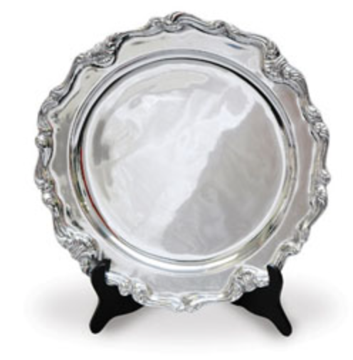 Victorian Signature Platter Guest Book - I Do Engravables